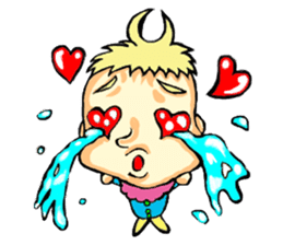 King crybaby1 sticker #2942587