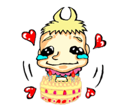 King crybaby1 sticker #2942590
