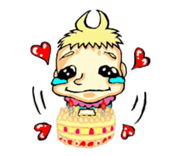King crybaby1 sticker #2942590