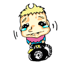 King crybaby1 sticker #2942591