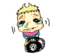 King crybaby1 sticker #2942591