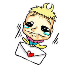 King crybaby1 sticker #2942592