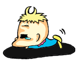 King crybaby1 sticker #2942595