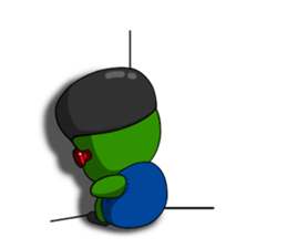 Gloomy Franky sticker #2942848