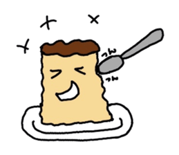 Sticker of the pudding. sticker #2943323