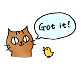 A cat named Torata3(English) sticker #2943445