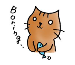 A cat named Torata3(English) sticker #2943454