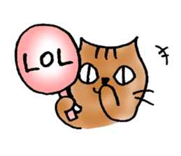 A cat named Torata3(English) sticker #2943463
