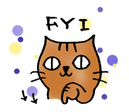 A cat named Torata3(English) sticker #2943465