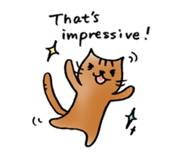 A cat named Torata3(English) sticker #2943474