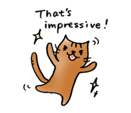 A cat named Torata3(English) sticker #2943474