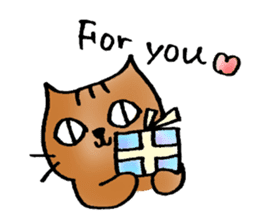 A cat named Torata3(English) sticker #2943482