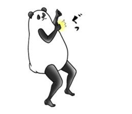 beautiful legs panda sticker #2944208