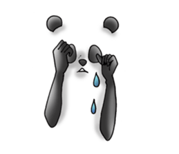 beautiful legs panda sticker #2944209