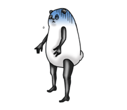 beautiful legs panda sticker #2944221