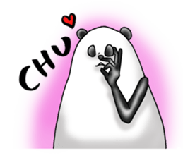 beautiful legs panda sticker #2944224