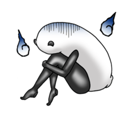 beautiful legs panda sticker #2944229