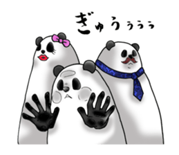 beautiful legs panda sticker #2944234