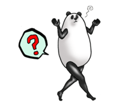 beautiful legs panda sticker #2944235