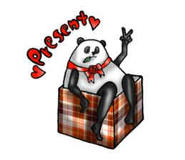 beautiful legs panda sticker #2944242