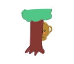 Fluffy soft bear sticker #2944351