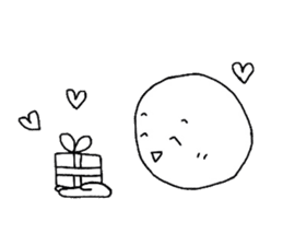 Freehand drawing emoticon sticker sticker #2945167