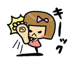 Nonko-chan.Angry version. sticker #2945366