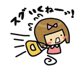Nonko-chan.Angry version. sticker #2945376
