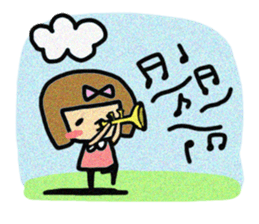 Nonko-chan.Angry version. sticker #2945378