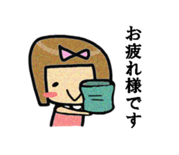 Nonko-chan.Angry version. sticker #2945393