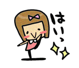 Nonko-chan.Angry version. sticker #2945396