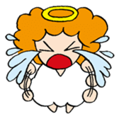 Curly Angel sticker #2945846