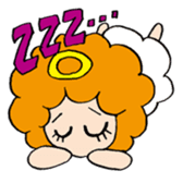 Curly Angel sticker #2945853