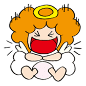 Curly Angel sticker #2945856