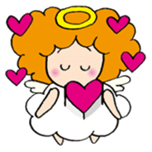 Curly Angel sticker #2945861