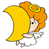Curly Angel sticker #2945866