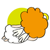 Curly Angel sticker #2945869