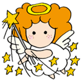 Curly Angel sticker #2945872
