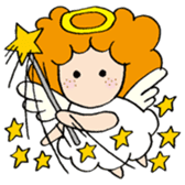 Curly Angel sticker #2945872