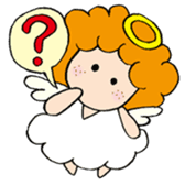 Curly Angel sticker #2945873
