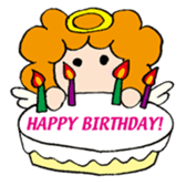 Curly Angel sticker #2945875