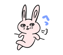 Annoying, pretty rabbit sticker #2946603