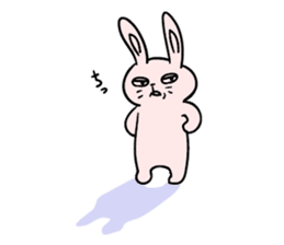 Annoying, pretty rabbit sticker #2946604
