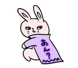 Annoying, pretty rabbit sticker #2946609