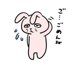 Annoying, pretty rabbit sticker #2946614