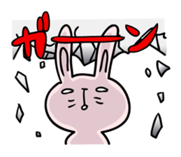 Annoying, pretty rabbit sticker #2946637