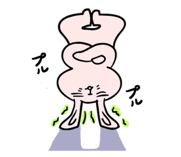 Annoying, pretty rabbit sticker #2946638