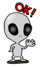 Alien can do his best sticker #2947091