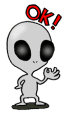 Alien can do his best sticker #2947091