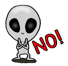 Alien can do his best sticker #2947092